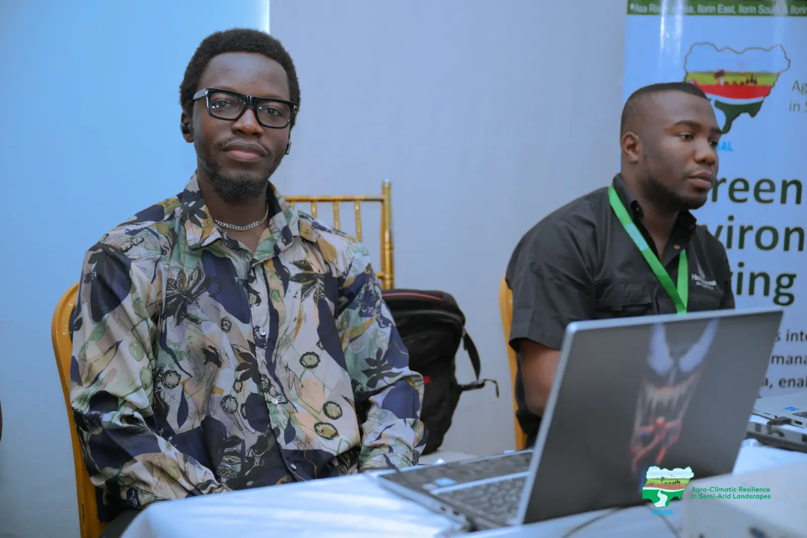 Samuel Bahago Gabriel during an ACReSAL stakeholder engagement